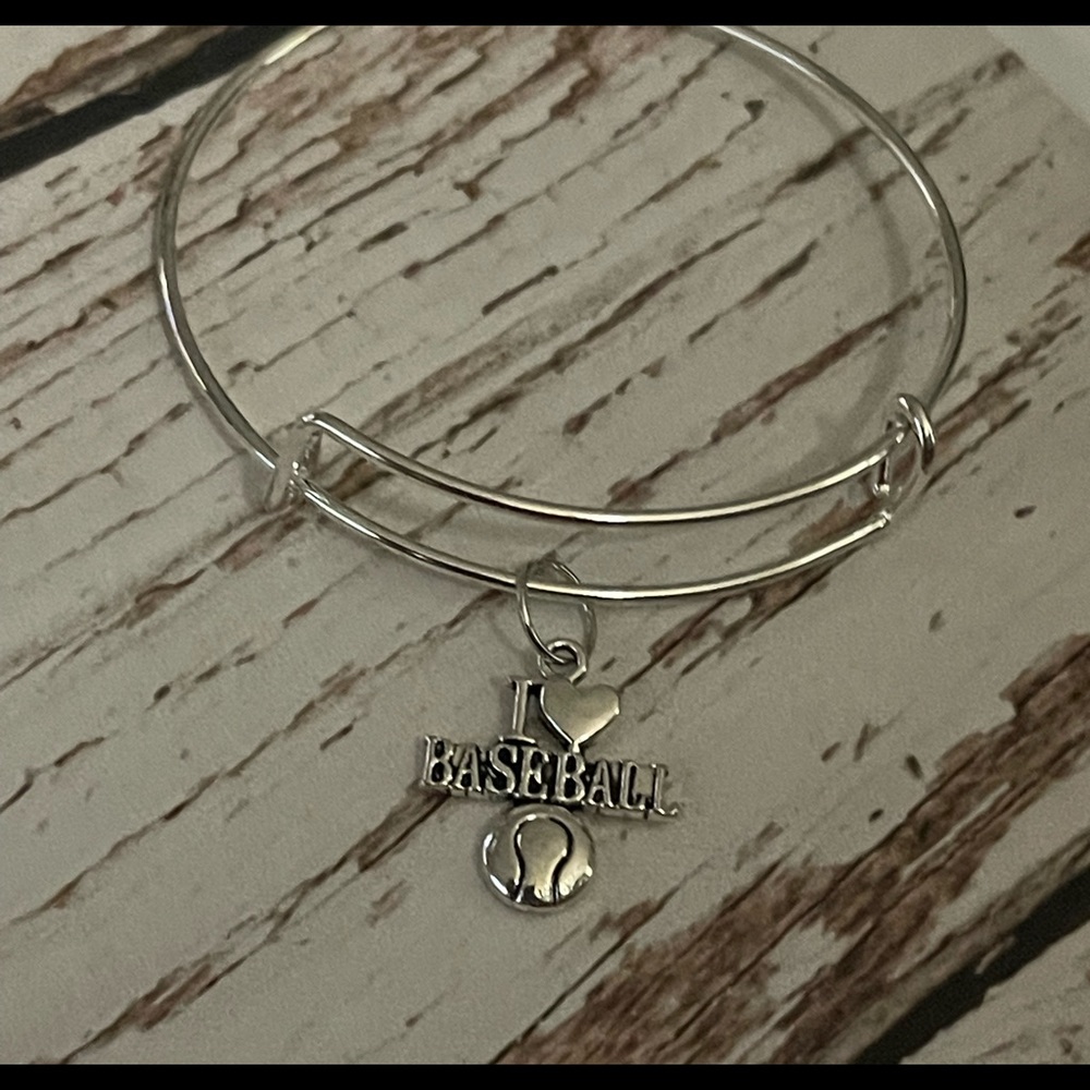 I love baseball bracelet